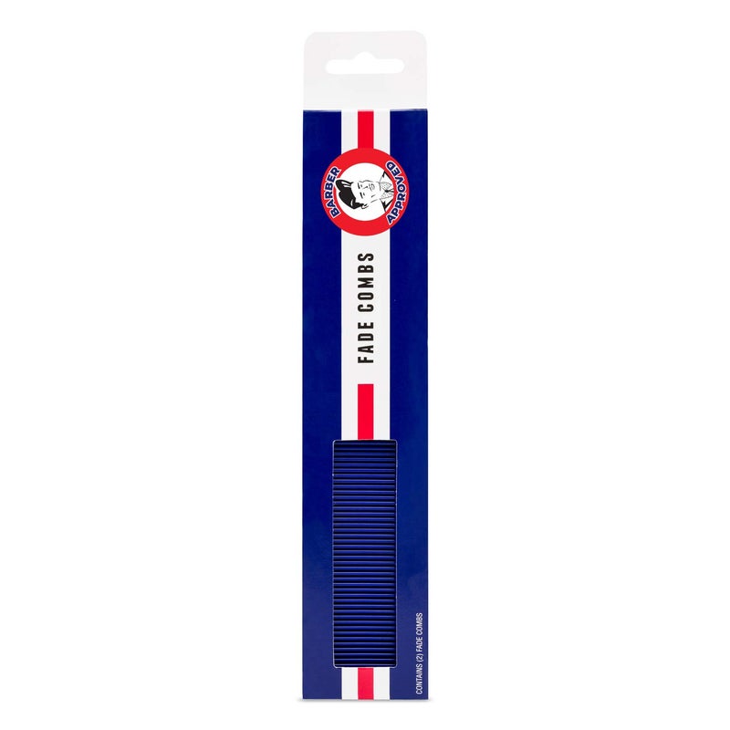 JOHNNY B. Get Faded Anti-Static Heat Resistant Professional Hair Combs, 2-Pack Set - Image 2
